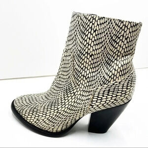 {Matisse} Keegan Python Leather Ankle Boots ( new without tags )